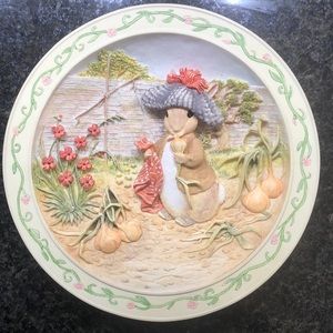 Davenport Pottery Plate # 6, The Tale Of Benjamin Bunny